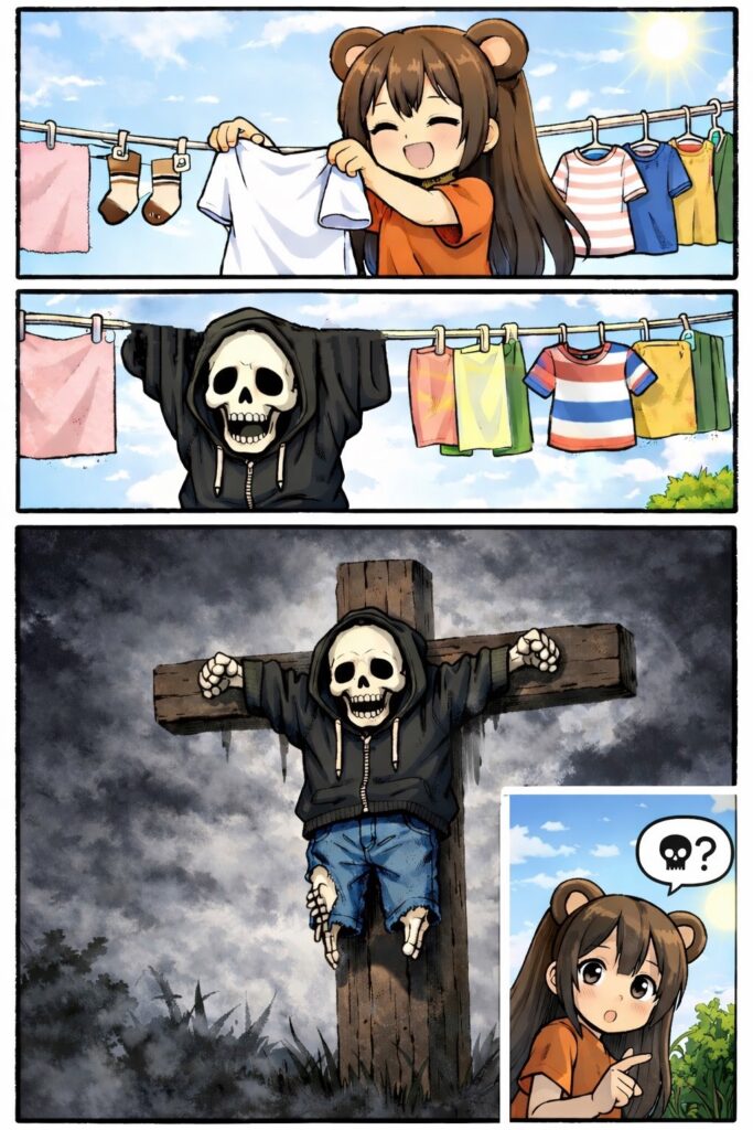 自分でやったことを忘れるタイプのコメディマンガ
