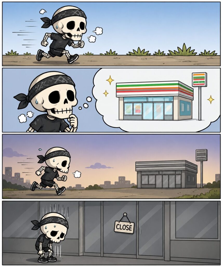 コンビニランがまさかの閉店
