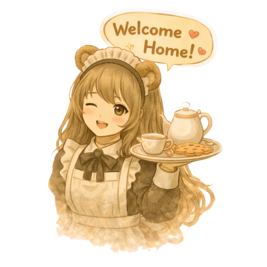 お帰りなさいませご主人様、熊耳メイド