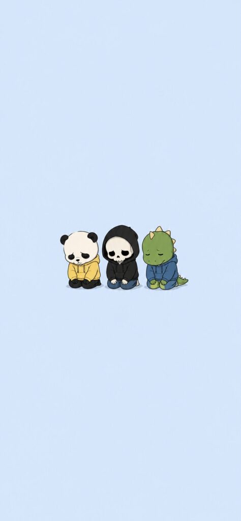 反省してる３人