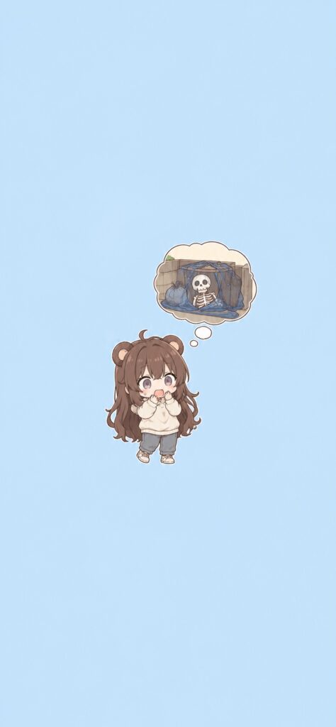 骸骨を間違えてゴミに出しちゃった